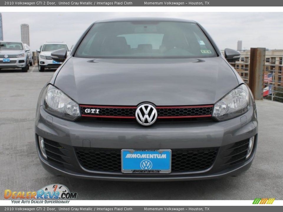 2010 Volkswagen GTI 2 Door United Gray Metallic / Interlagos Plaid Cloth Photo #2