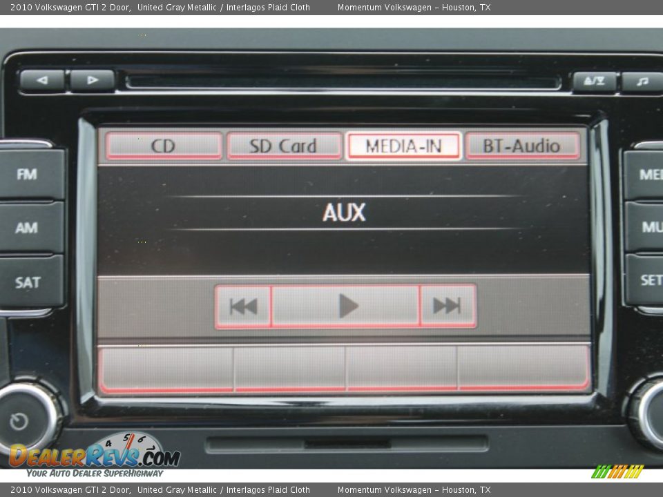 2010 Volkswagen GTI 2 Door United Gray Metallic / Interlagos Plaid Cloth Photo #18