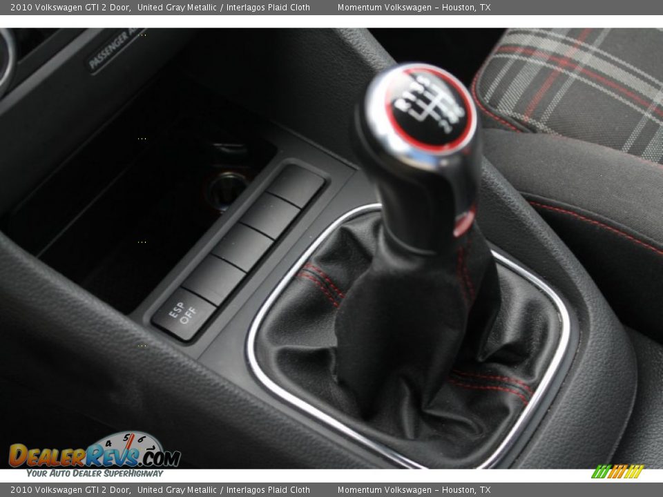 2010 Volkswagen GTI 2 Door United Gray Metallic / Interlagos Plaid Cloth Photo #19