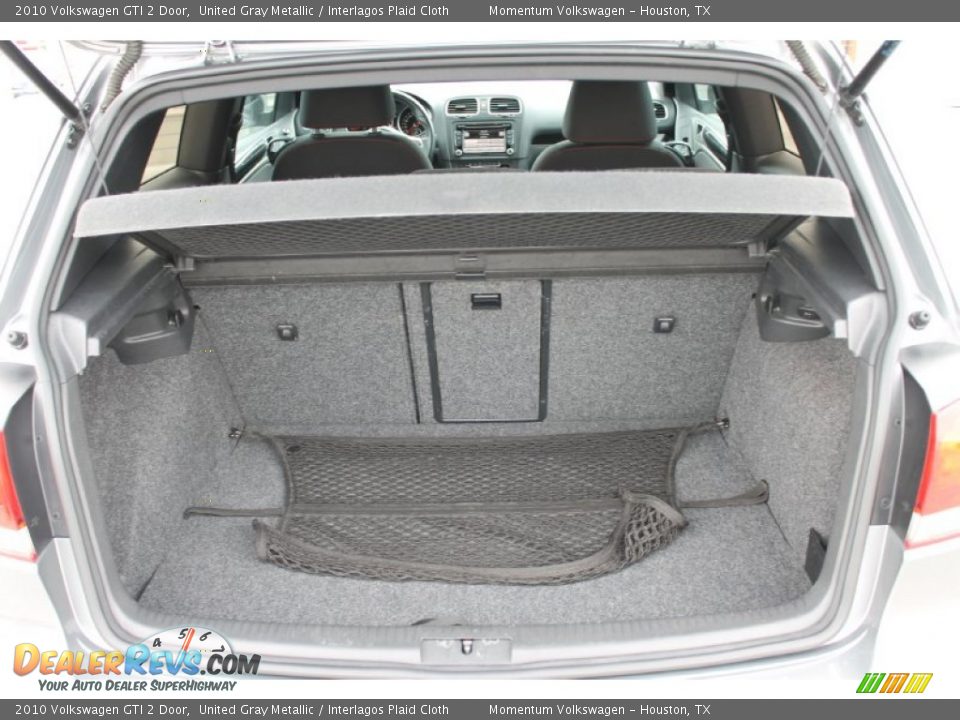 2010 Volkswagen GTI 2 Door United Gray Metallic / Interlagos Plaid Cloth Photo #21