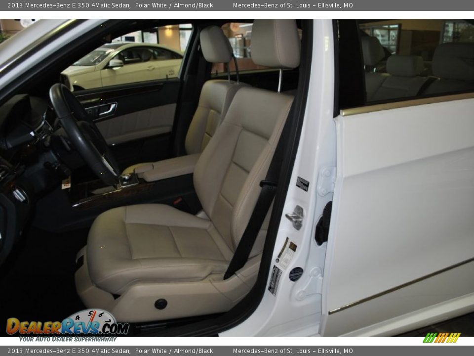 2013 Mercedes-Benz E 350 4Matic Sedan Polar White / Almond/Black Photo #5