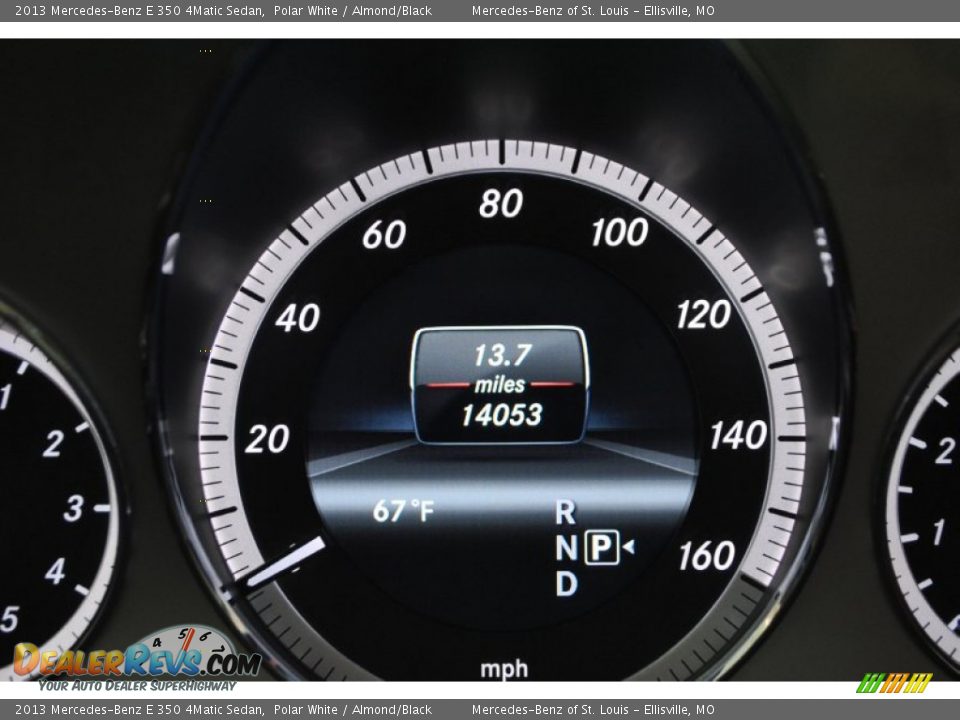2013 Mercedes-Benz E 350 4Matic Sedan Polar White / Almond/Black Photo #6