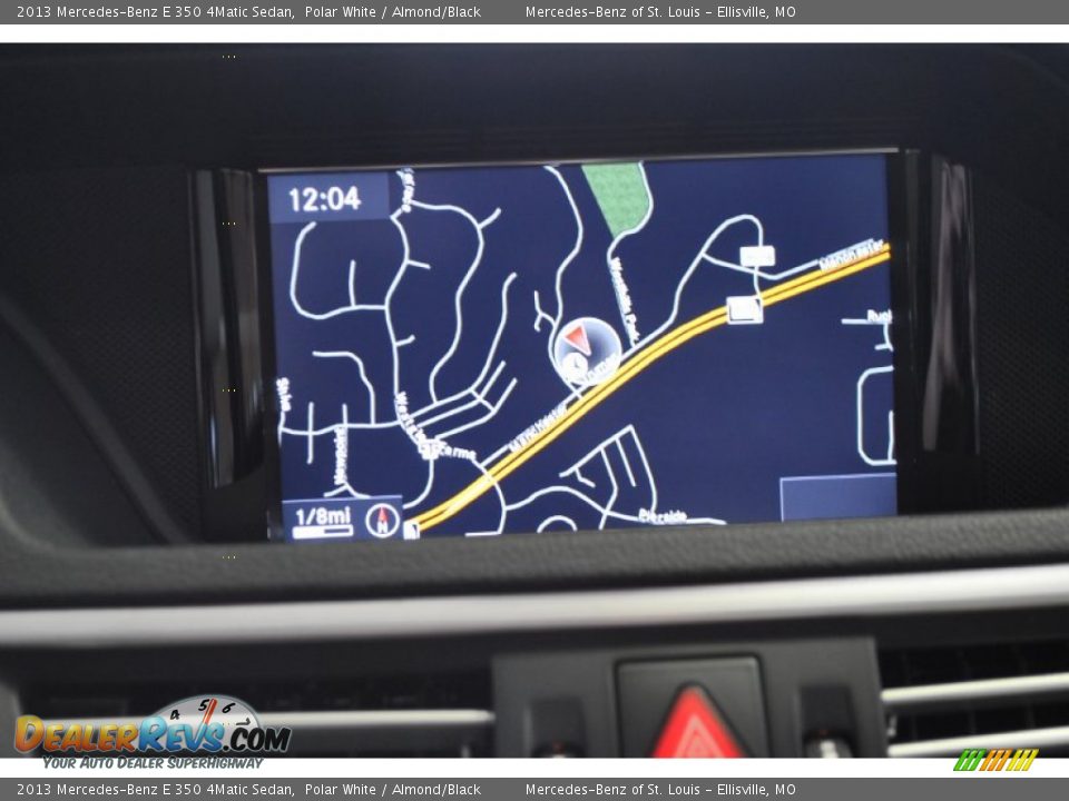 2013 Mercedes-Benz E 350 4Matic Sedan Polar White / Almond/Black Photo #7