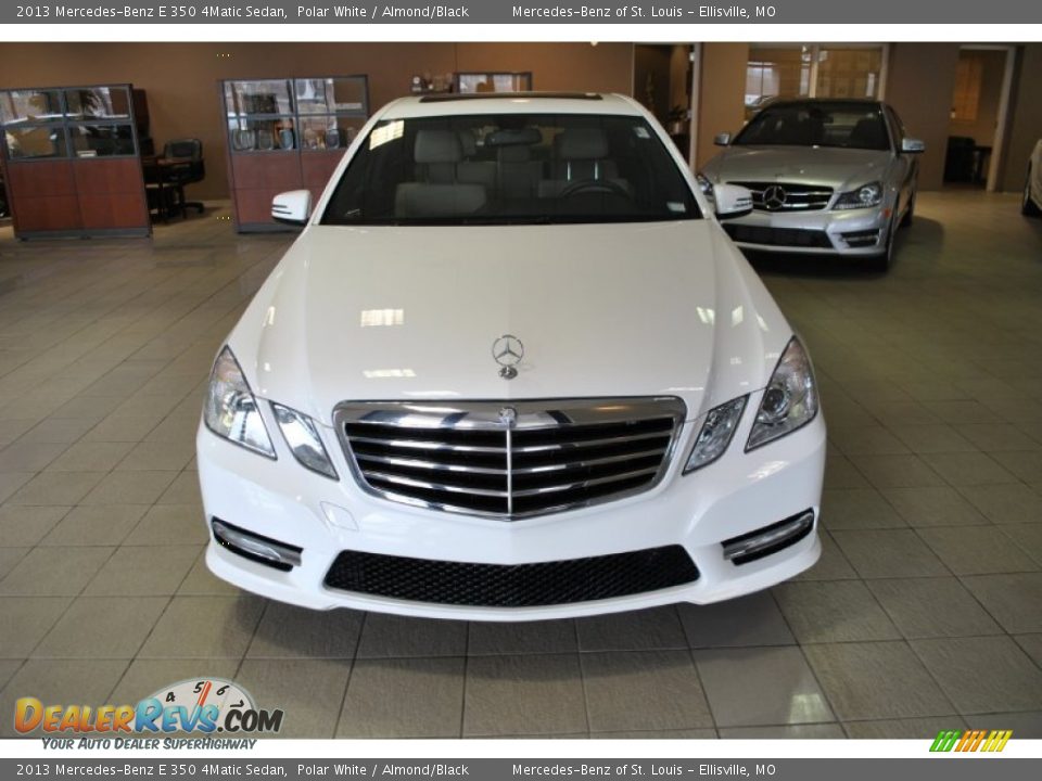 2013 Mercedes-Benz E 350 4Matic Sedan Polar White / Almond/Black Photo #21