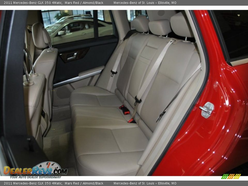2011 Mercedes-Benz GLK 350 4Matic Mars Red / Almond/Black Photo #12