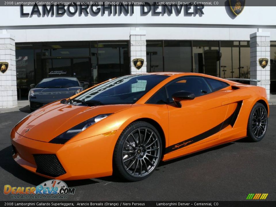 2008 Lamborghini Gallardo Superleggera Arancio Borealis (Orange) / Nero Perseus Photo #1