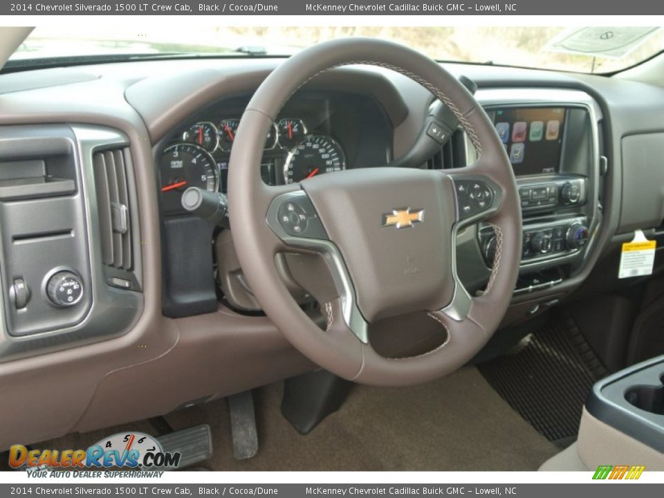 2014 Chevrolet Silverado 1500 LT Crew Cab Black / Cocoa/Dune Photo #20