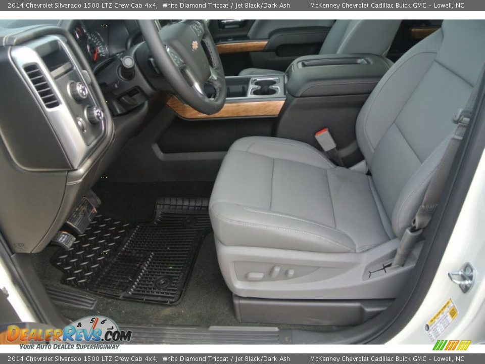 2014 Chevrolet Silverado 1500 LTZ Crew Cab 4x4 White Diamond Tricoat / Jet Black/Dark Ash Photo #8