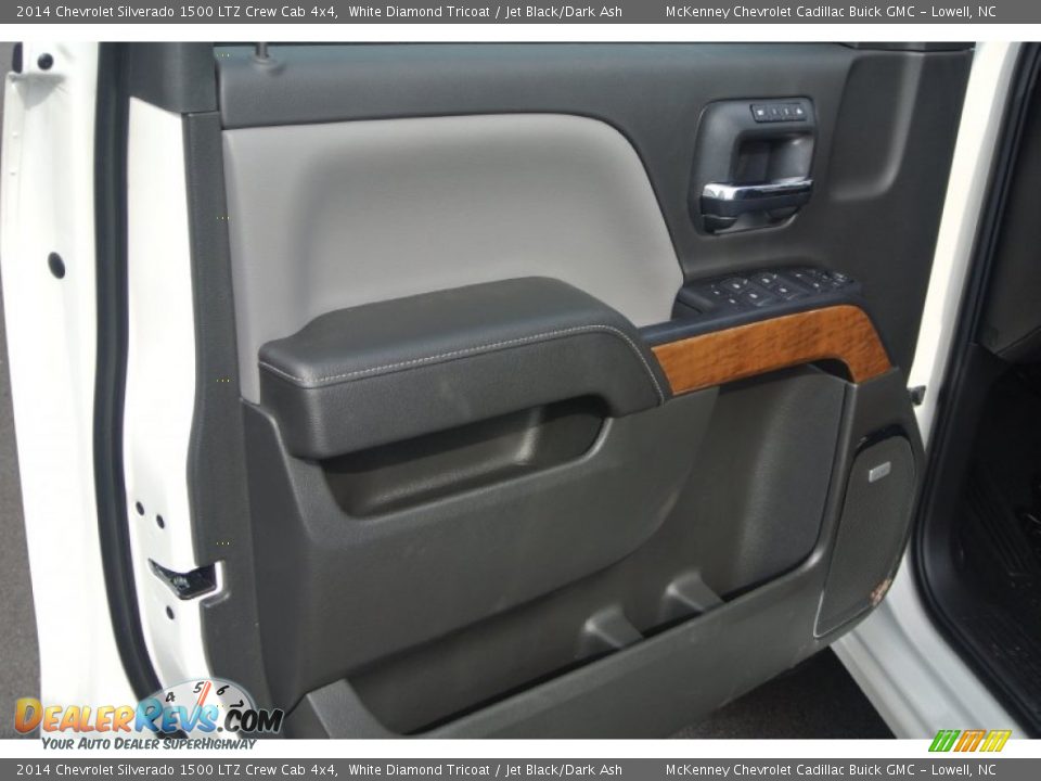 2014 Chevrolet Silverado 1500 LTZ Crew Cab 4x4 White Diamond Tricoat / Jet Black/Dark Ash Photo #9