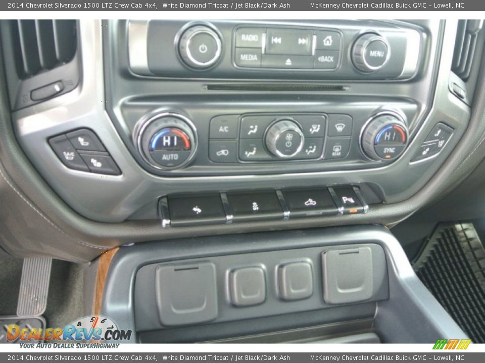 2014 Chevrolet Silverado 1500 LTZ Crew Cab 4x4 White Diamond Tricoat / Jet Black/Dark Ash Photo #11