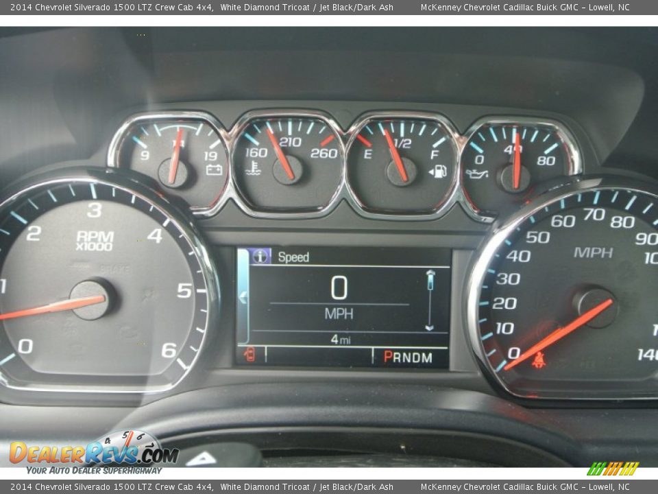 2014 Chevrolet Silverado 1500 LTZ Crew Cab 4x4 White Diamond Tricoat / Jet Black/Dark Ash Photo #14