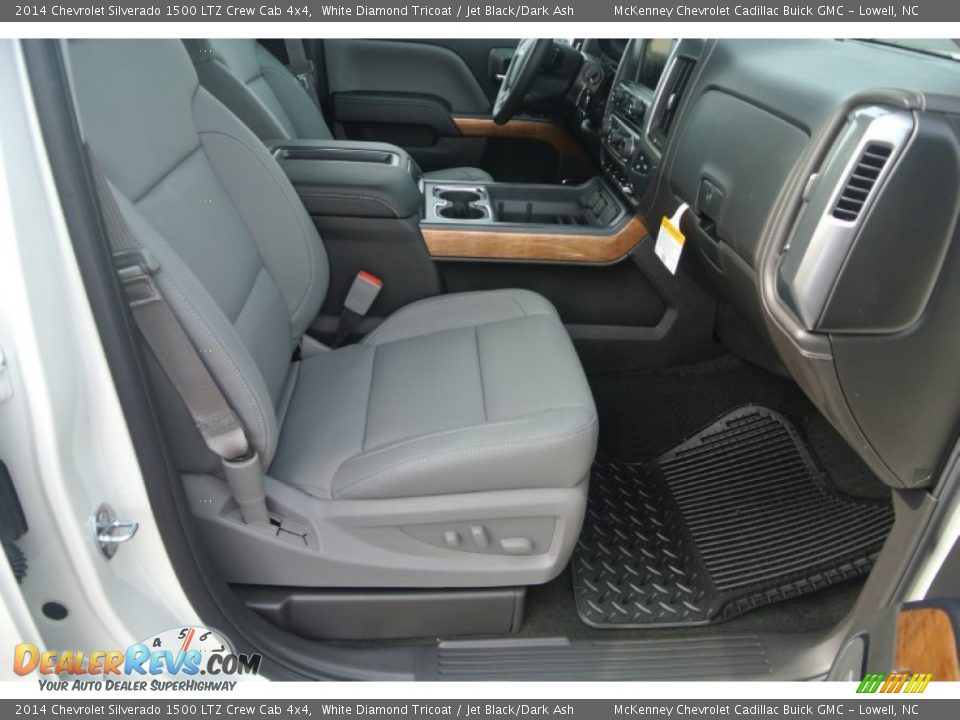 2014 Chevrolet Silverado 1500 LTZ Crew Cab 4x4 White Diamond Tricoat / Jet Black/Dark Ash Photo #17