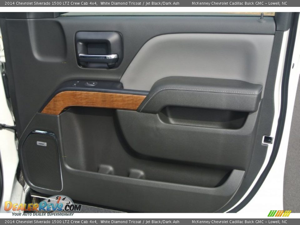 2014 Chevrolet Silverado 1500 LTZ Crew Cab 4x4 White Diamond Tricoat / Jet Black/Dark Ash Photo #18
