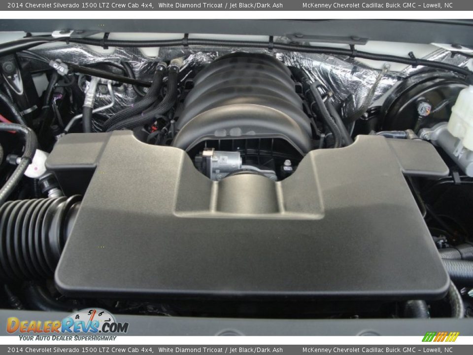 2014 Chevrolet Silverado 1500 LTZ Crew Cab 4x4 White Diamond Tricoat / Jet Black/Dark Ash Photo #20