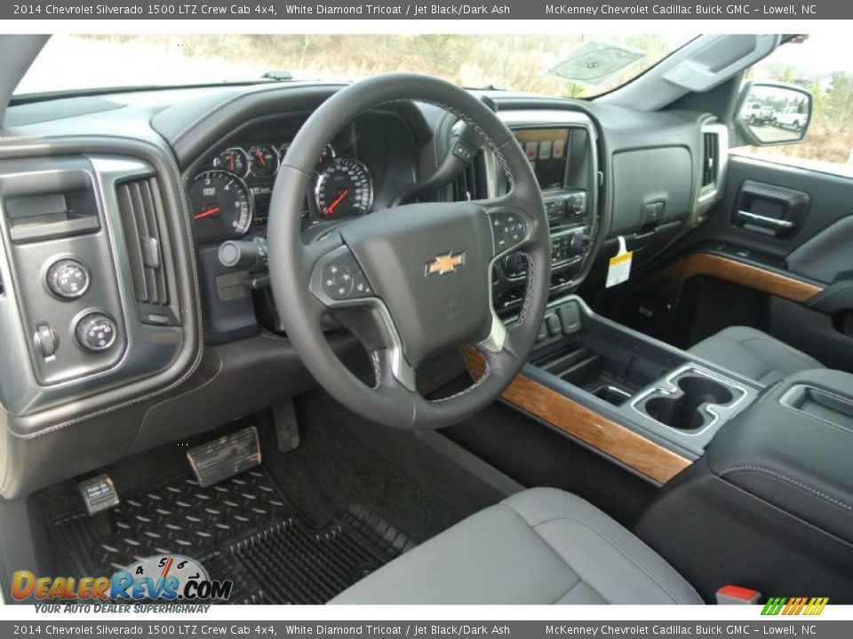 2014 Chevrolet Silverado 1500 LTZ Crew Cab 4x4 White Diamond Tricoat / Jet Black/Dark Ash Photo #21