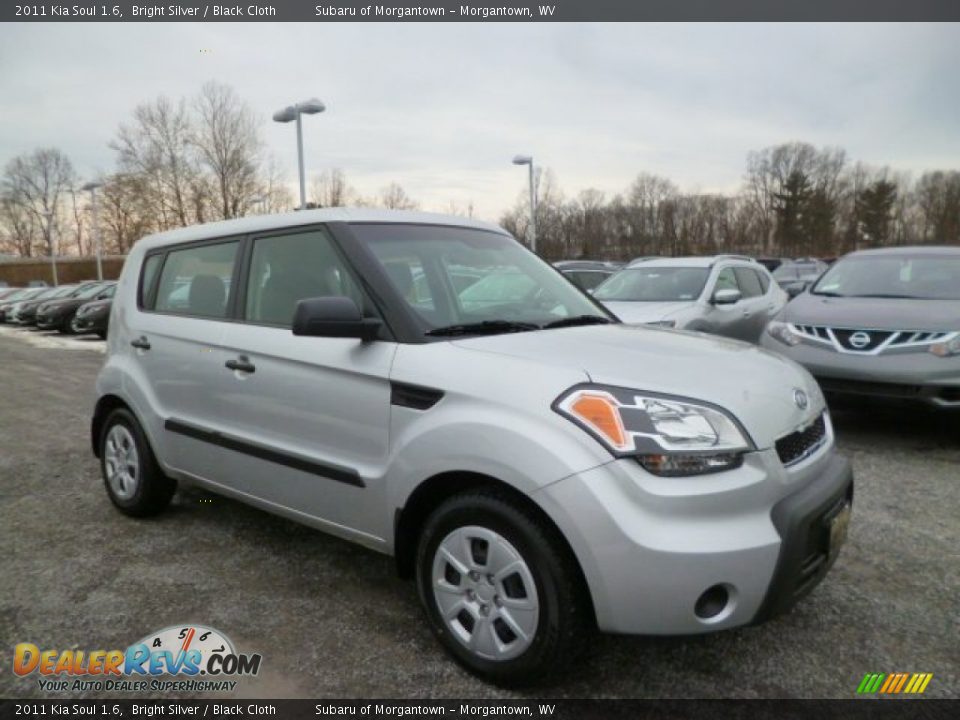 2011 Kia Soul 1.6 Bright Silver / Black Cloth Photo #1