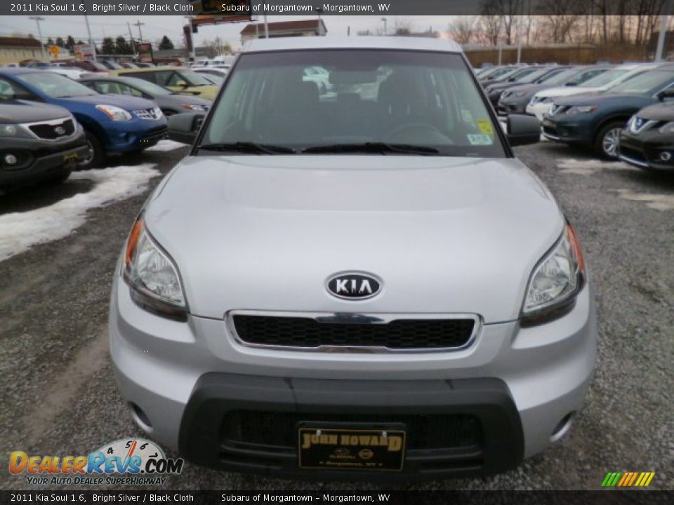2011 Kia Soul 1.6 Bright Silver / Black Cloth Photo #2