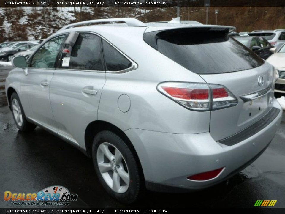 2014 Lexus RX 350 AWD Silver Lining Metallic / Lt. Gray Photo #2