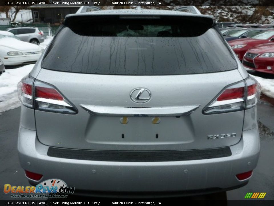 2014 Lexus RX 350 AWD Silver Lining Metallic / Lt. Gray Photo #3