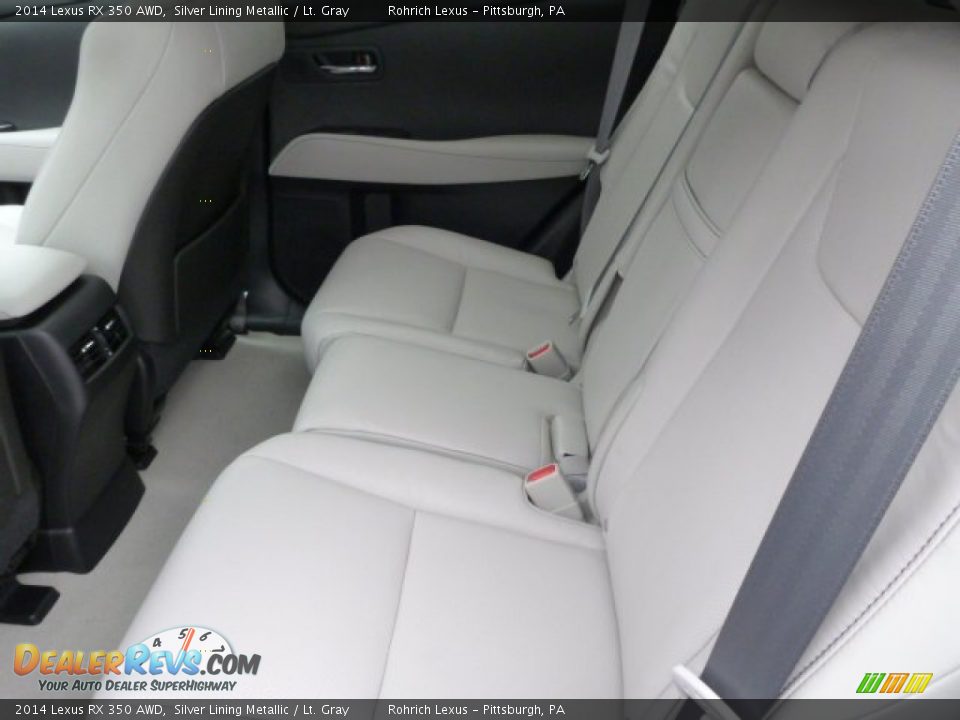2014 Lexus RX 350 AWD Silver Lining Metallic / Lt. Gray Photo #11