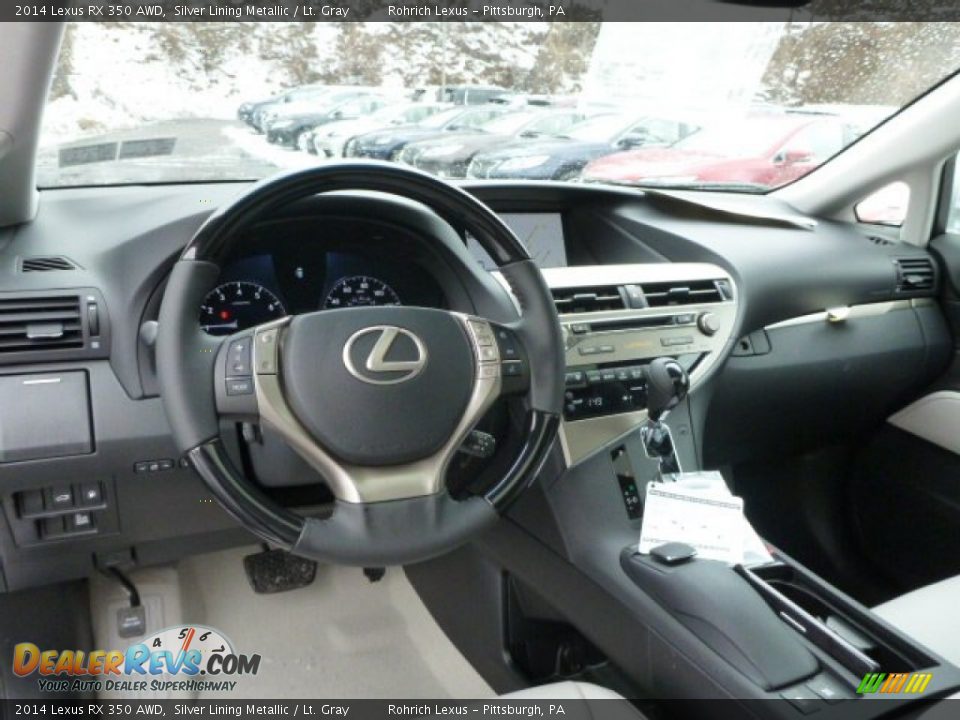 2014 Lexus RX 350 AWD Silver Lining Metallic / Lt. Gray Photo #12