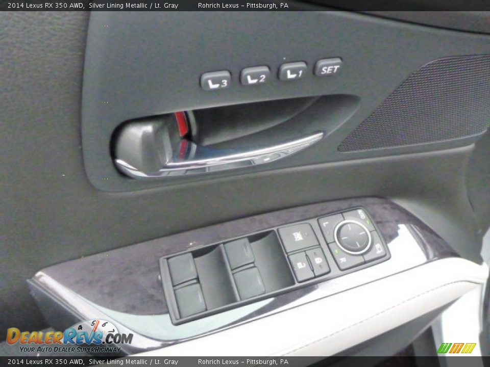 2014 Lexus RX 350 AWD Silver Lining Metallic / Lt. Gray Photo #13