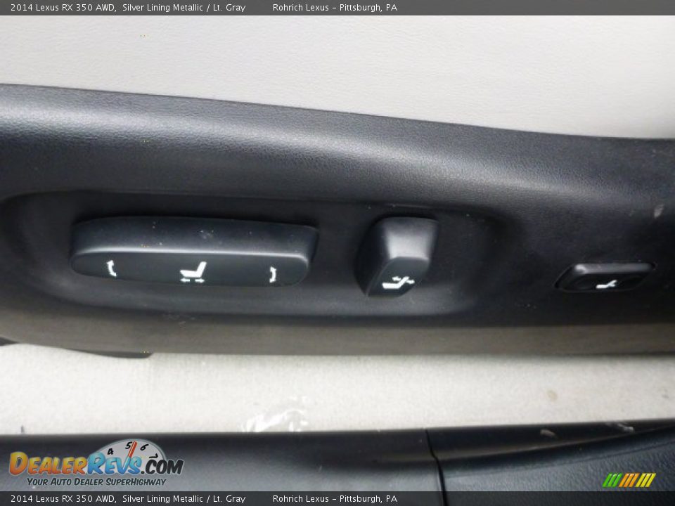 2014 Lexus RX 350 AWD Silver Lining Metallic / Lt. Gray Photo #14