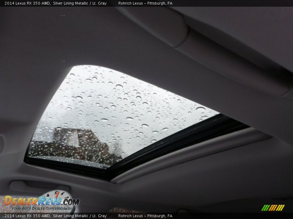 2014 Lexus RX 350 AWD Silver Lining Metallic / Lt. Gray Photo #15