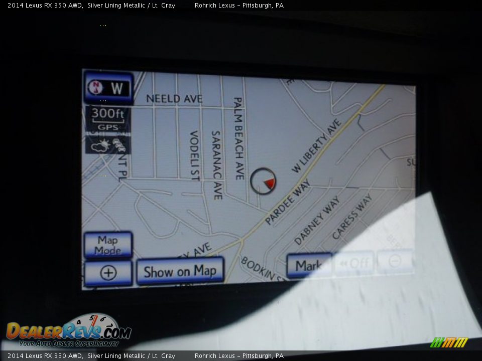 2014 Lexus RX 350 AWD Silver Lining Metallic / Lt. Gray Photo #16