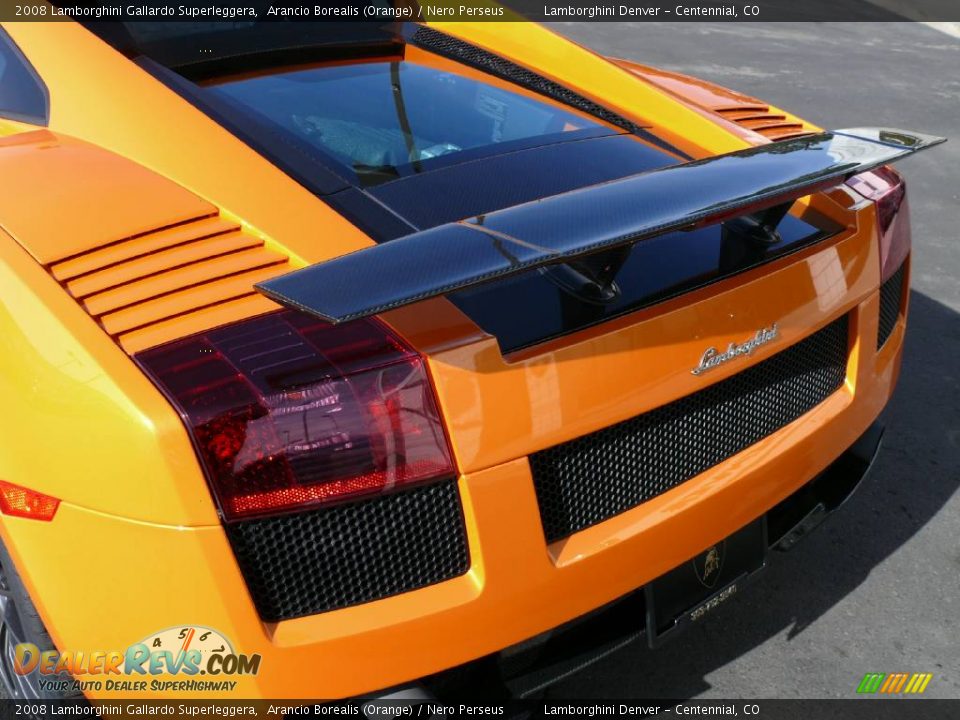 2008 Lamborghini Gallardo Superleggera Arancio Borealis (Orange) / Nero Perseus Photo #9