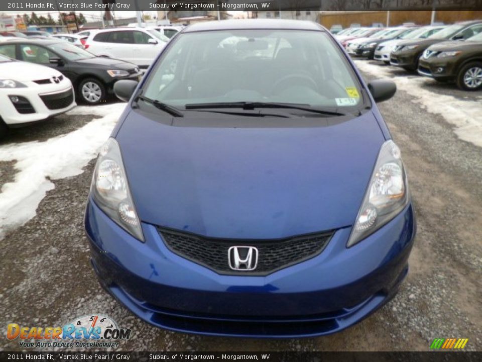 2011 Honda Fit Vortex Blue Pearl / Gray Photo #2