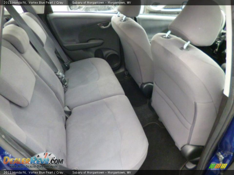 2011 Honda Fit Vortex Blue Pearl / Gray Photo #5