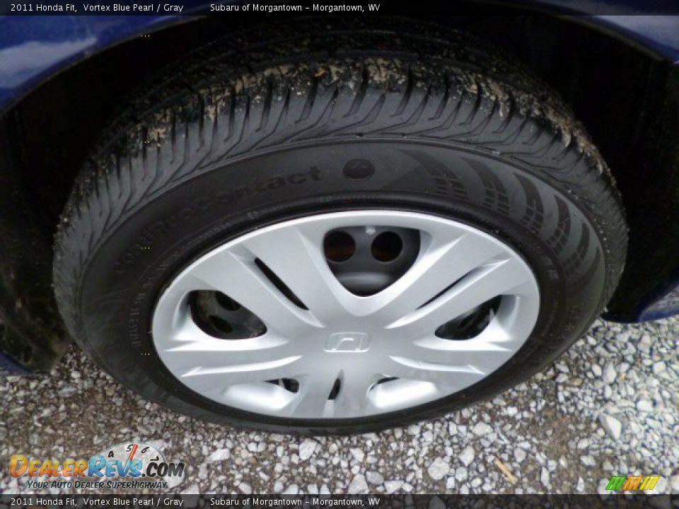 2011 Honda Fit Vortex Blue Pearl / Gray Photo #13