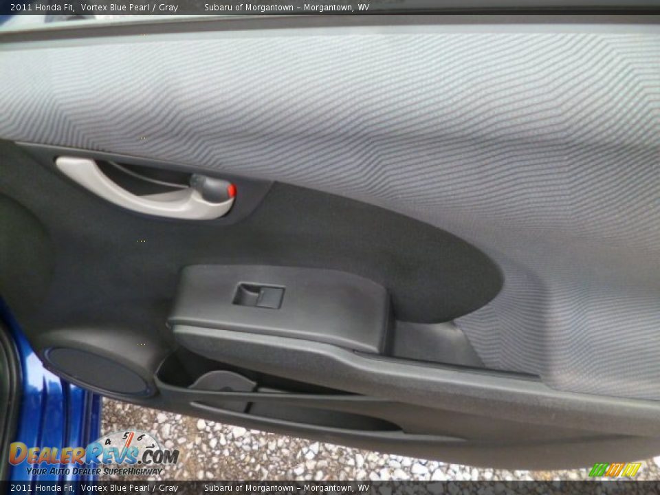 2011 Honda Fit Vortex Blue Pearl / Gray Photo #14