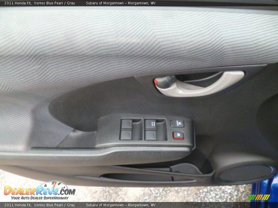 2011 Honda Fit Vortex Blue Pearl / Gray Photo #18