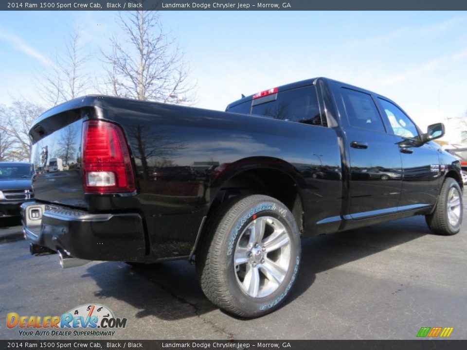 2014 Ram 1500 Sport Crew Cab Black / Black Photo #3