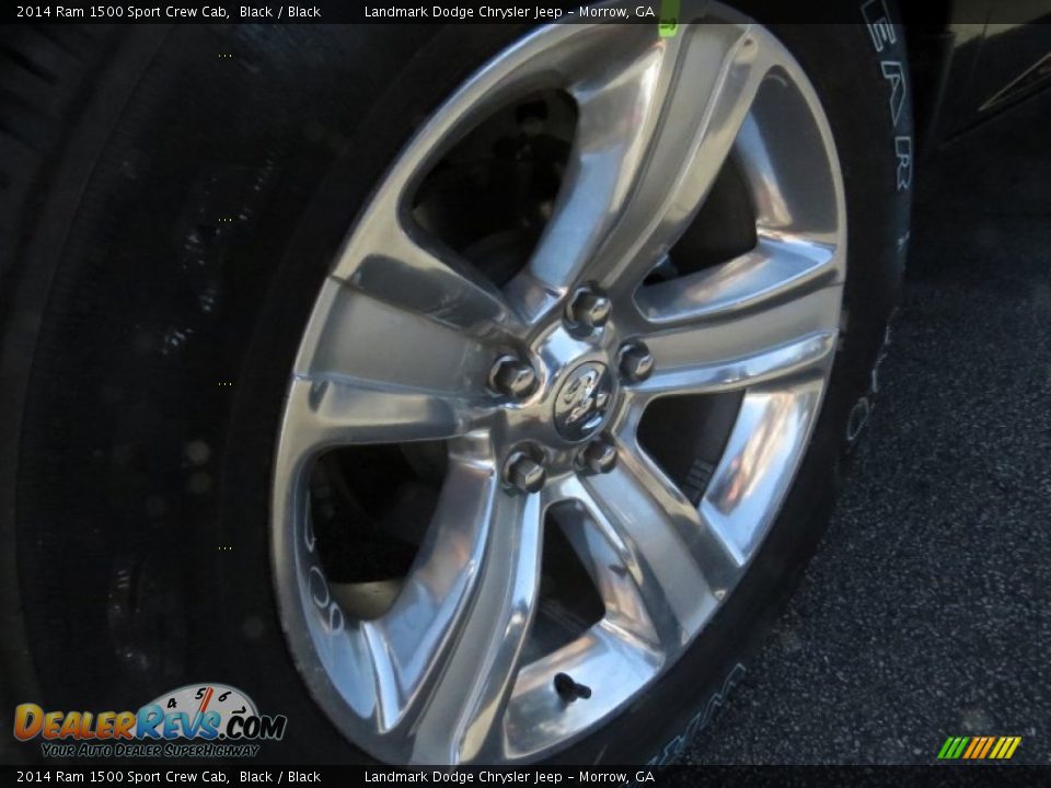 2014 Ram 1500 Sport Crew Cab Black / Black Photo #5