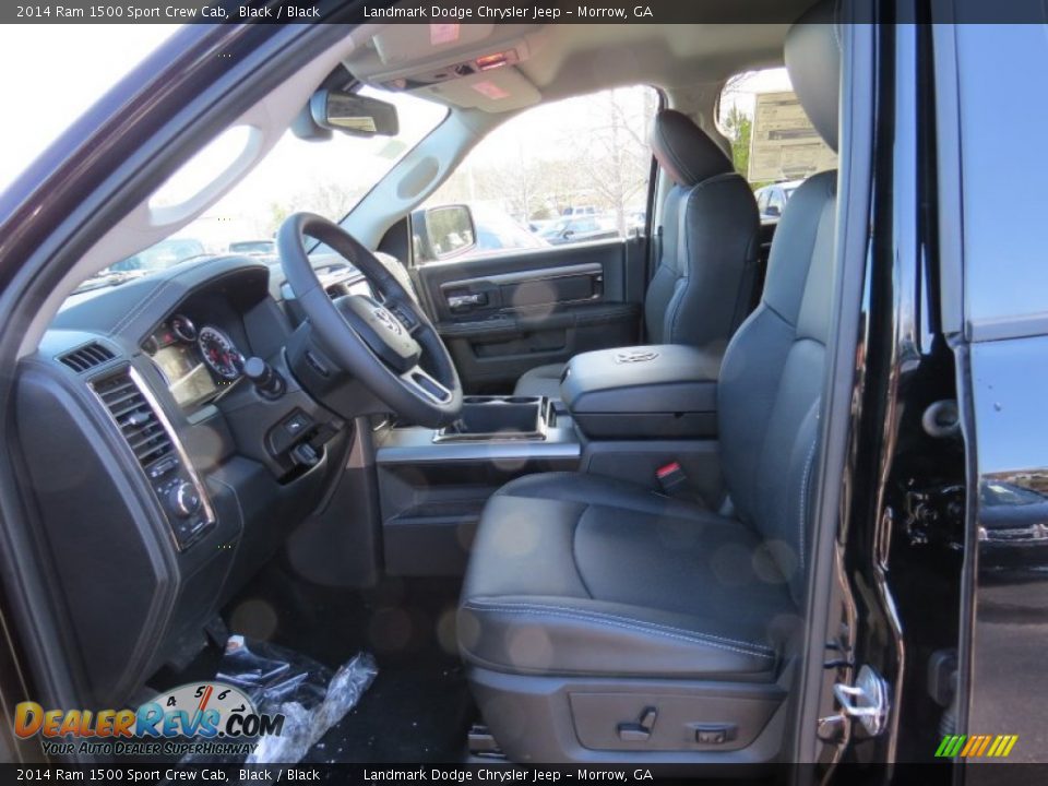 2014 Ram 1500 Sport Crew Cab Black / Black Photo #7