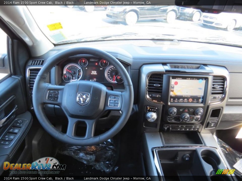 2014 Ram 1500 Sport Crew Cab Black / Black Photo #9