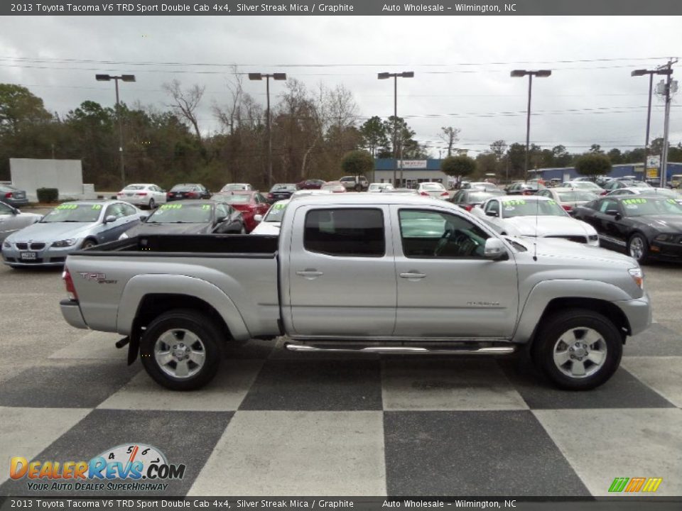 2013 Toyota Tacoma V6 TRD Sport Double Cab 4x4 Silver Streak Mica / Graphite Photo #4