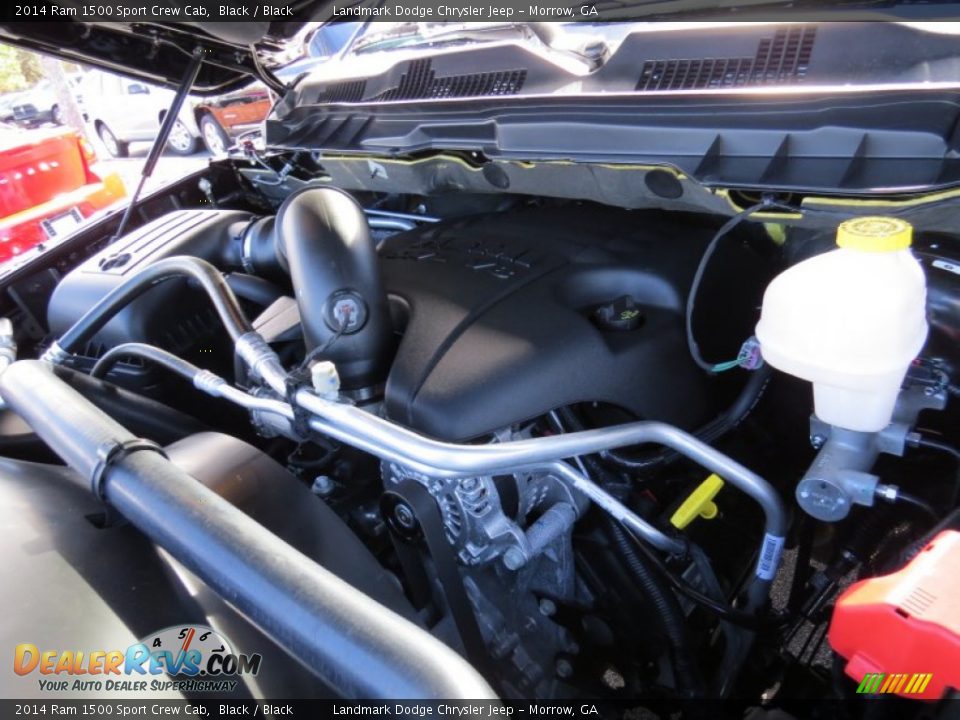 2014 Ram 1500 Sport Crew Cab Black / Black Photo #10