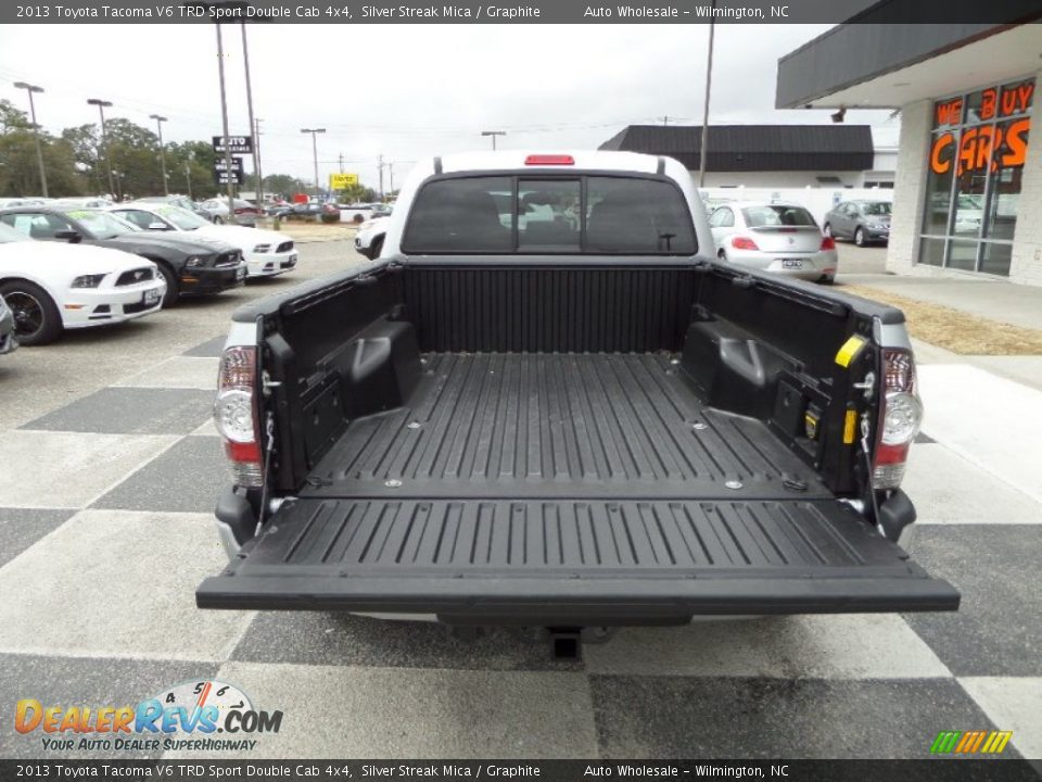 2013 Toyota Tacoma V6 TRD Sport Double Cab 4x4 Silver Streak Mica / Graphite Photo #6