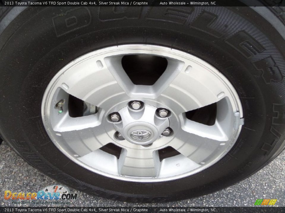 2013 Toyota Tacoma V6 TRD Sport Double Cab 4x4 Silver Streak Mica / Graphite Photo #8
