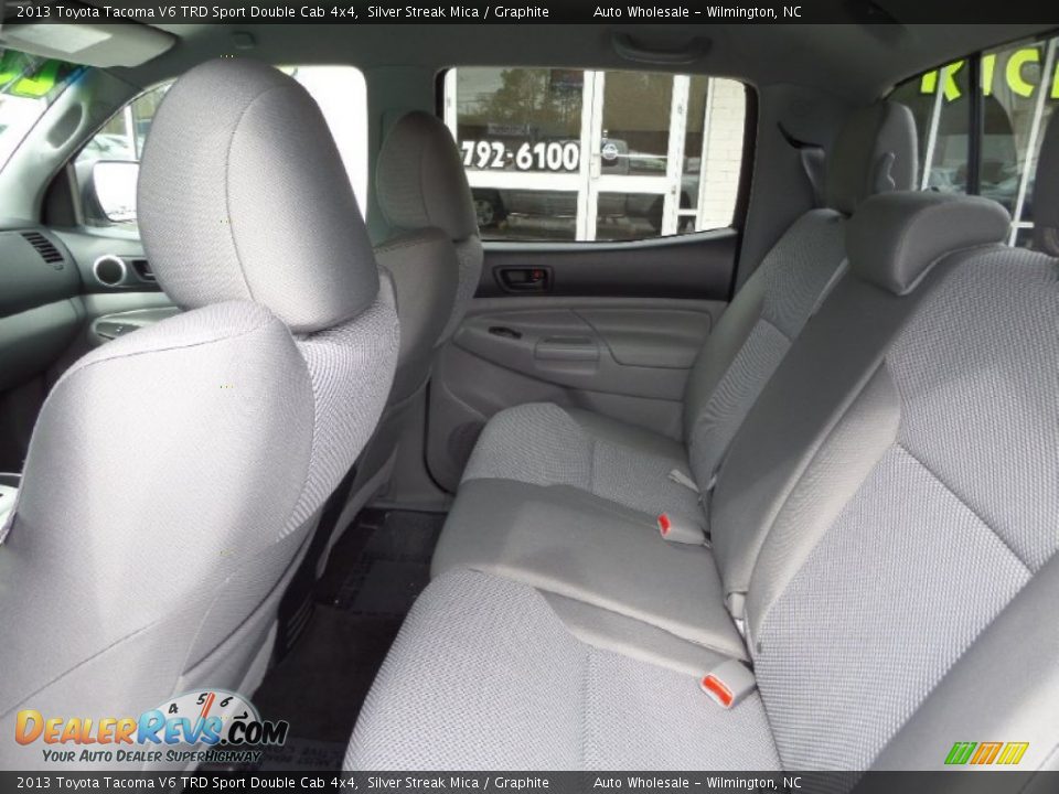 2013 Toyota Tacoma V6 TRD Sport Double Cab 4x4 Silver Streak Mica / Graphite Photo #12