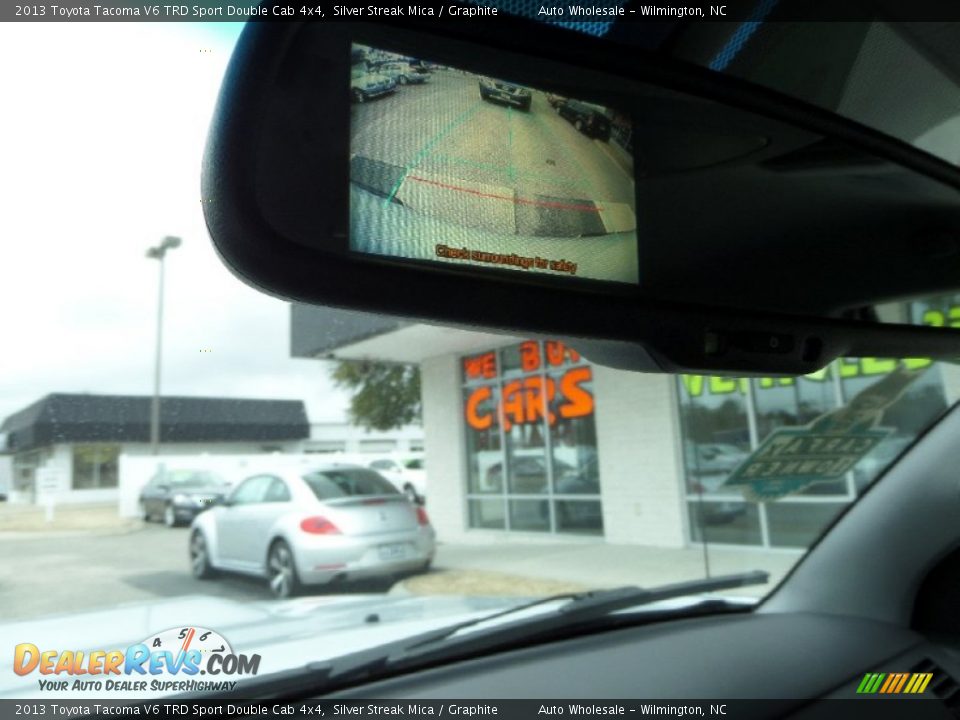 2013 Toyota Tacoma V6 TRD Sport Double Cab 4x4 Silver Streak Mica / Graphite Photo #17