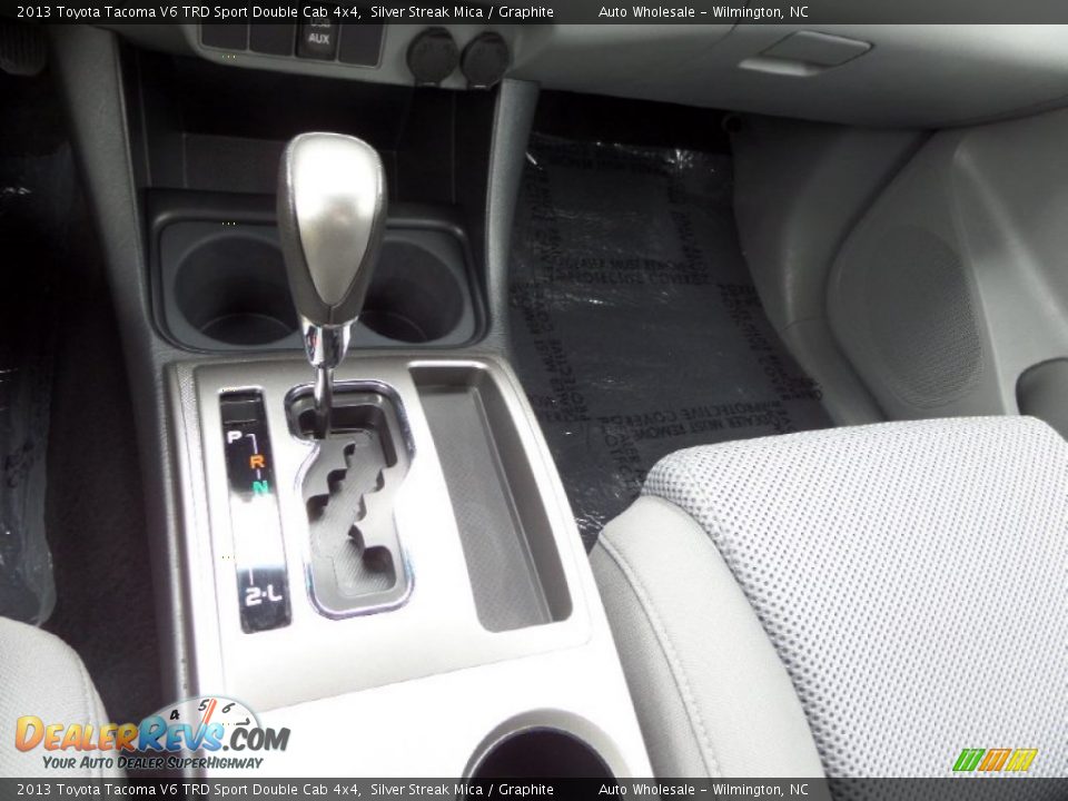 2013 Toyota Tacoma V6 TRD Sport Double Cab 4x4 Silver Streak Mica / Graphite Photo #19