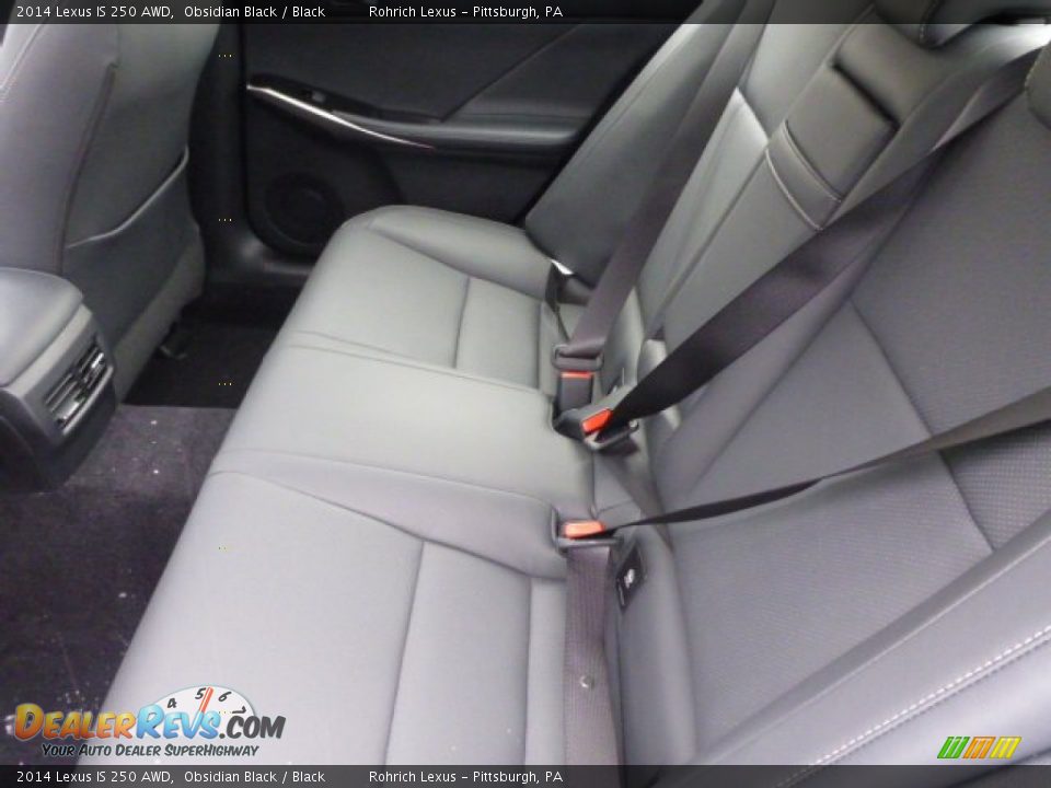 2014 Lexus IS 250 AWD Obsidian Black / Black Photo #11