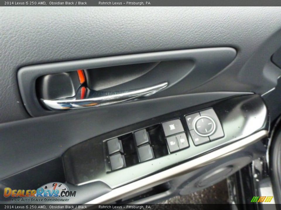 2014 Lexus IS 250 AWD Obsidian Black / Black Photo #13