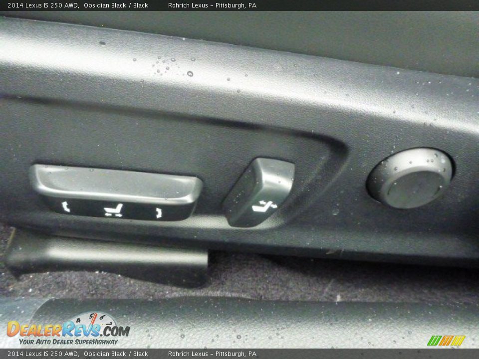 2014 Lexus IS 250 AWD Obsidian Black / Black Photo #15