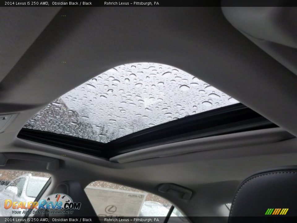2014 Lexus IS 250 AWD Obsidian Black / Black Photo #16